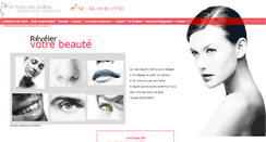 Desktop Screenshot of dr-grolleau-esthetique.fr