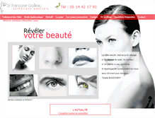 Tablet Screenshot of dr-grolleau-esthetique.fr